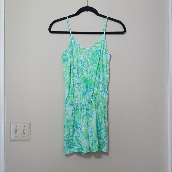 Lilly Pulitzer Deanna Casual Ocean print Romper - Picture 3 of 10